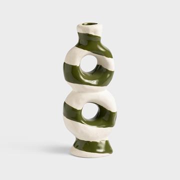 Candle holder loop green
