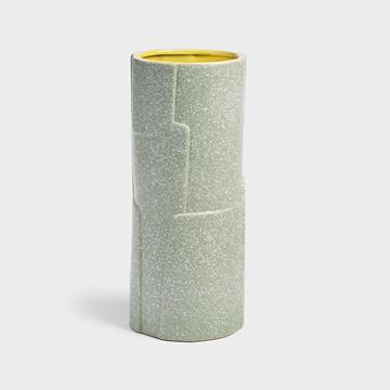 Vase flake green