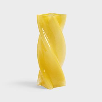 Vase marshmallow opaque yellow